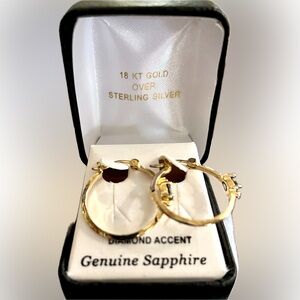 🌟🌟 NWOT Sapphire & Diamond Earrings!!!